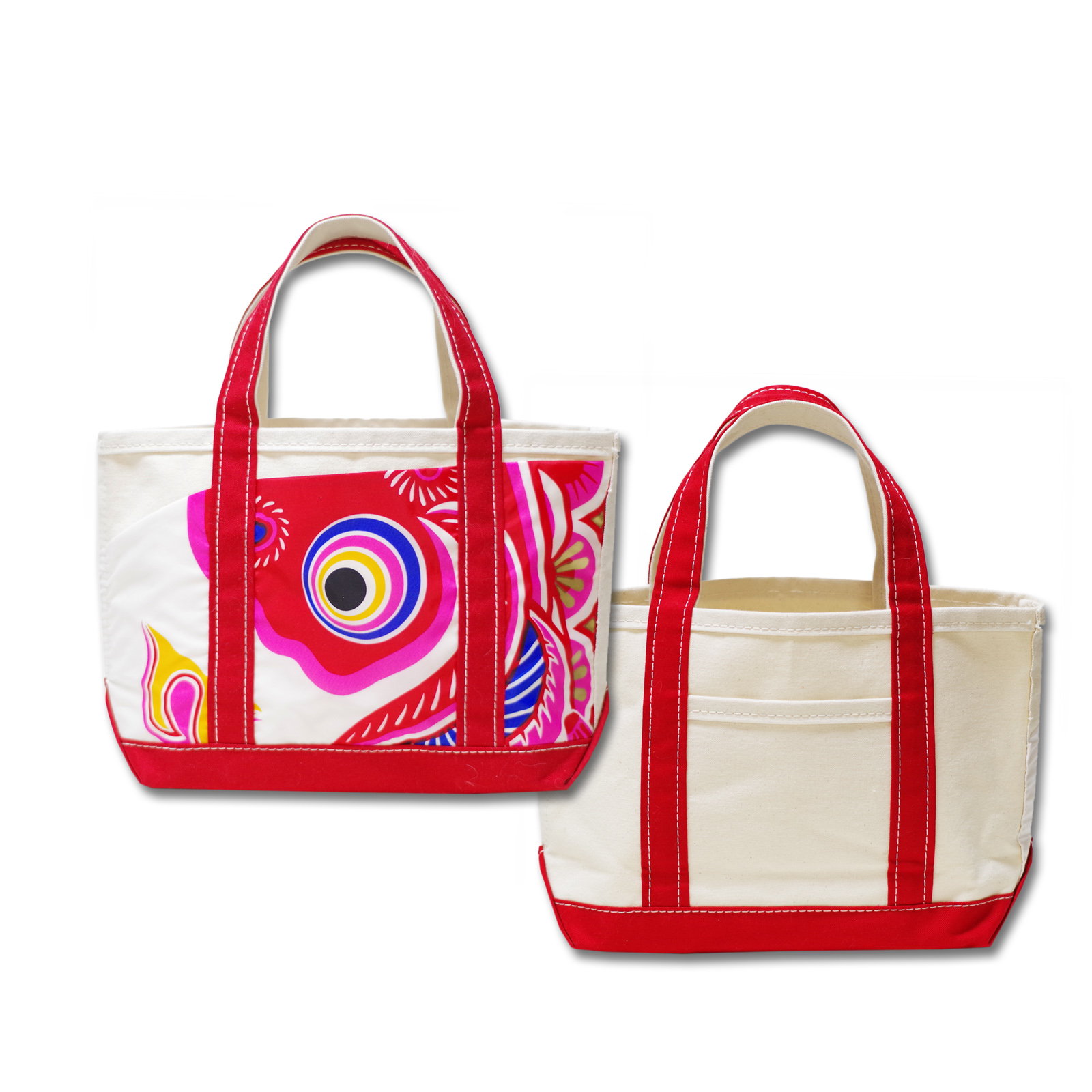 Tote Bag Red Small Size left Facing