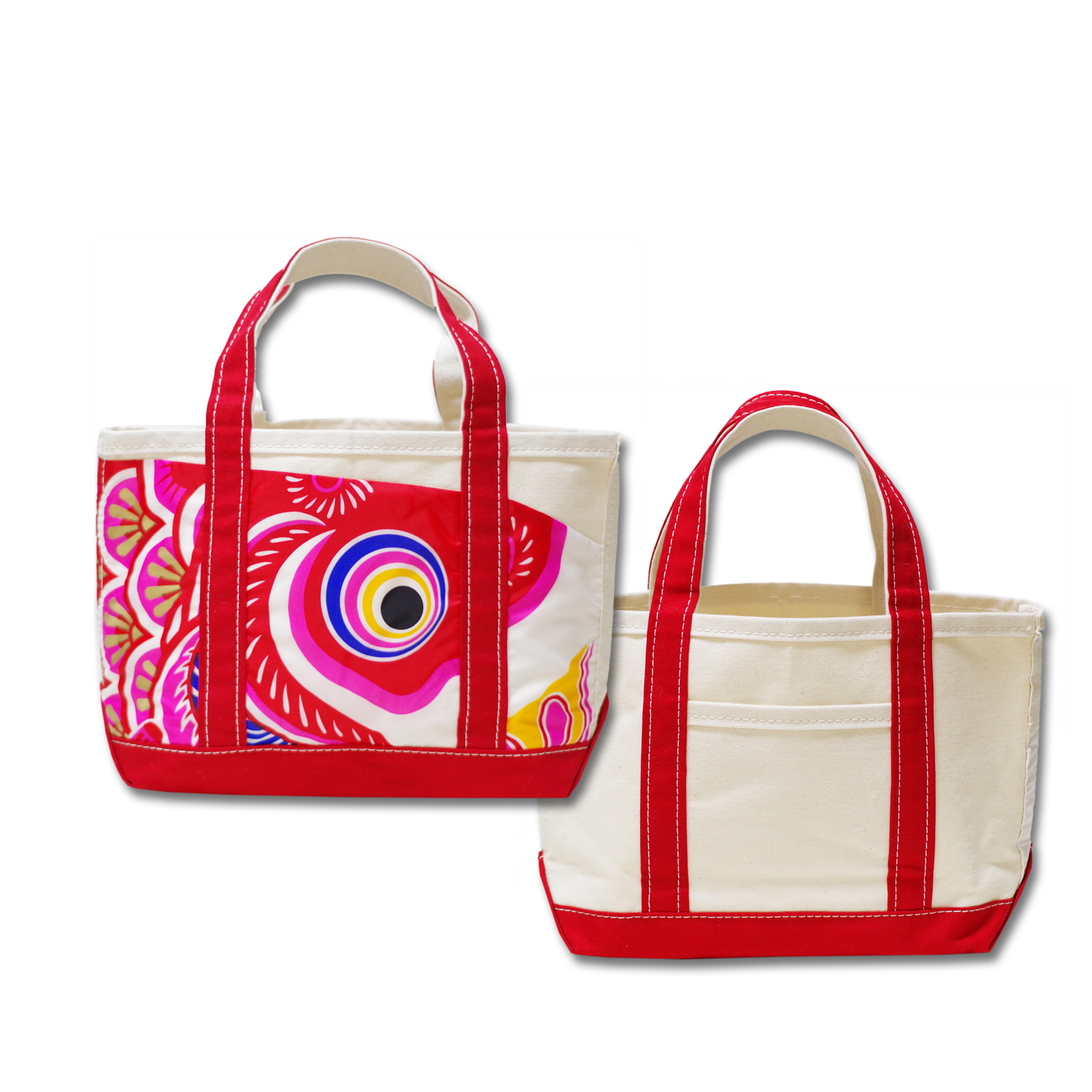 Tote Bag Red Small Size Right Facing